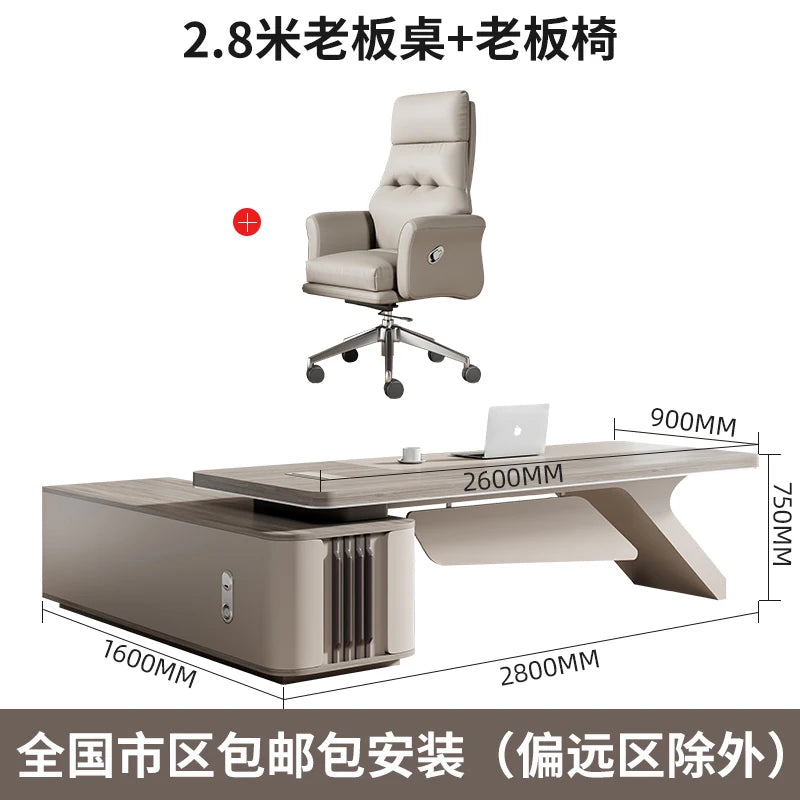 Unusual Executive Office Desk Creativity Drawers European Boss Computer Desks High End Designer Escritorio Oficina Furniture