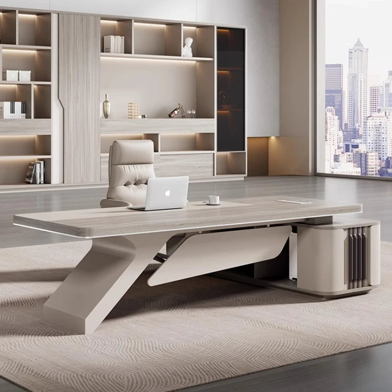 Unusual Executive Office Desk Creativity Drawers European Boss Computer Desks High End Designer Escritorio Oficina Furniture