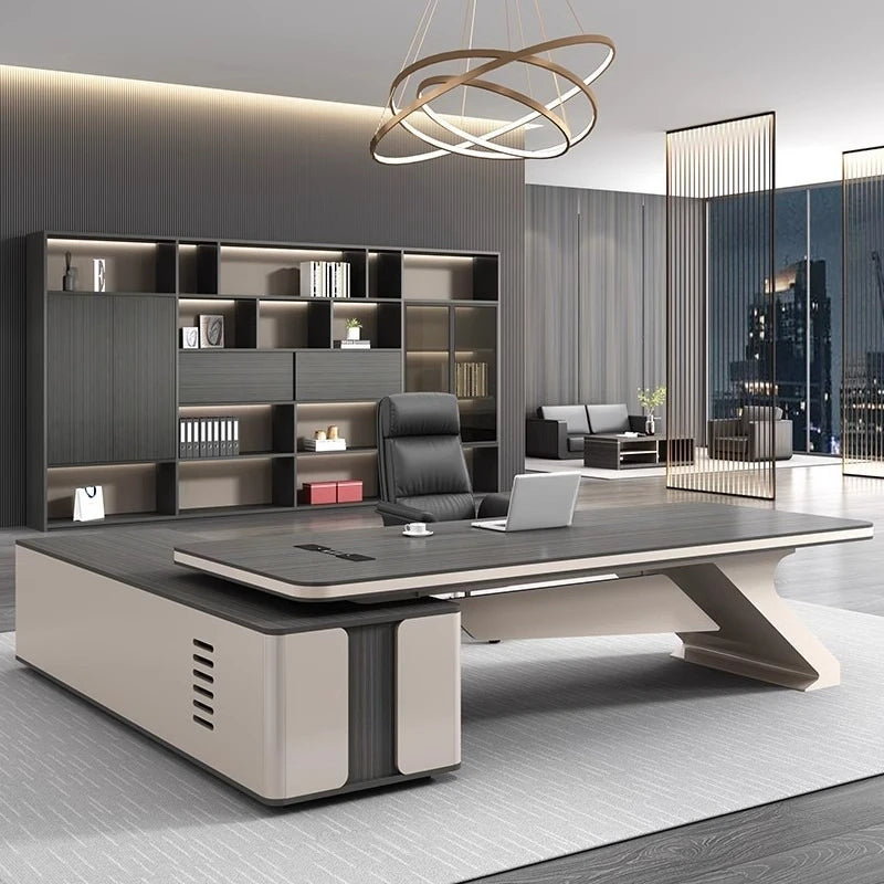 Light Luxury Boss Desk, Simple And Modern Chairperson's Desk Manager's Desk Office