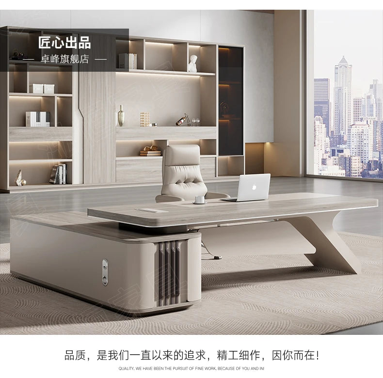 Unusual Executive Office Desk Creativity Drawers European Boss Computer Desks High End Designer Escritorio Oficina Furniture