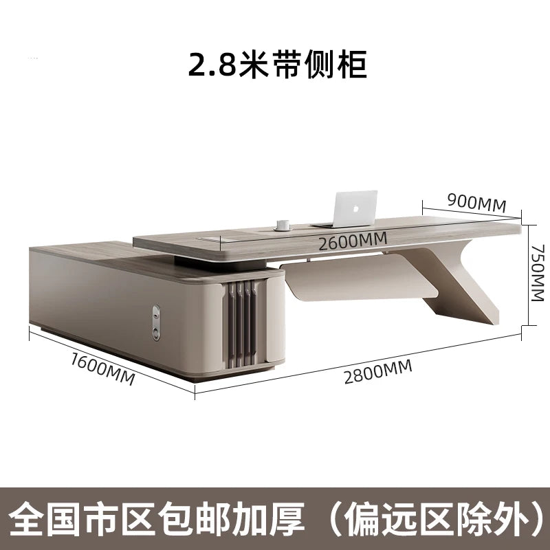 Unusual Executive Office Desk Creativity Drawers European Boss Computer Desks High End Designer Escritorio Oficina Furniture