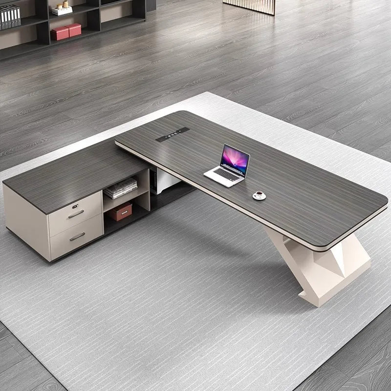 Light Luxury Boss Desk, Simple And Modern Chairperson's Desk Manager's Desk Office