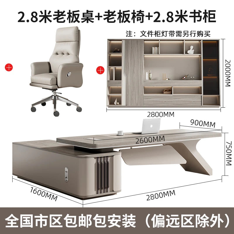 Unusual Executive Office Desk Creativity Drawers European Boss Computer Desks High End Designer Escritorio Oficina Furniture
