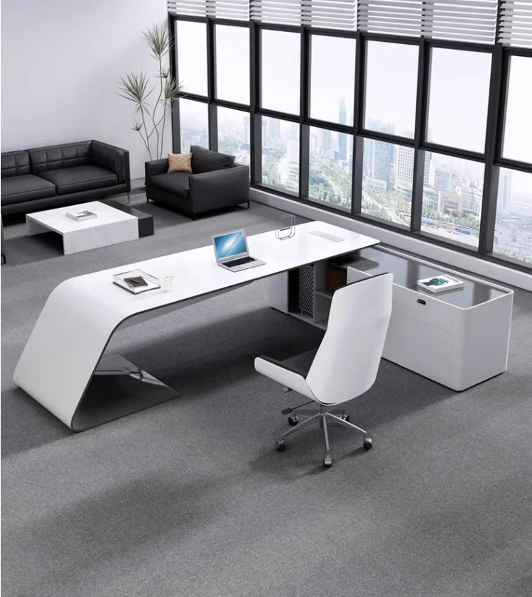 Creative Office Furniture Modern Design CEO Boss Desk Table General Manager Office Boss Desk l Type