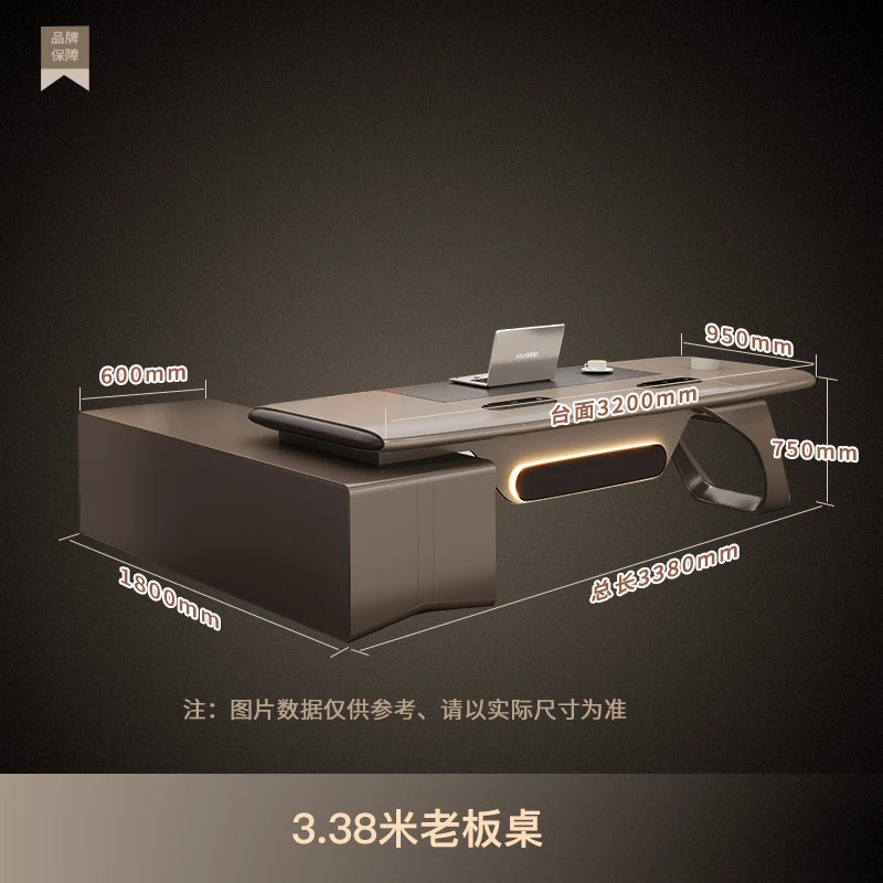 Luxury Floor Office Desk In Stock Secretary In Stock Long Office Desk European Work Bookshelf Escritorio Oficina Desk Furniture