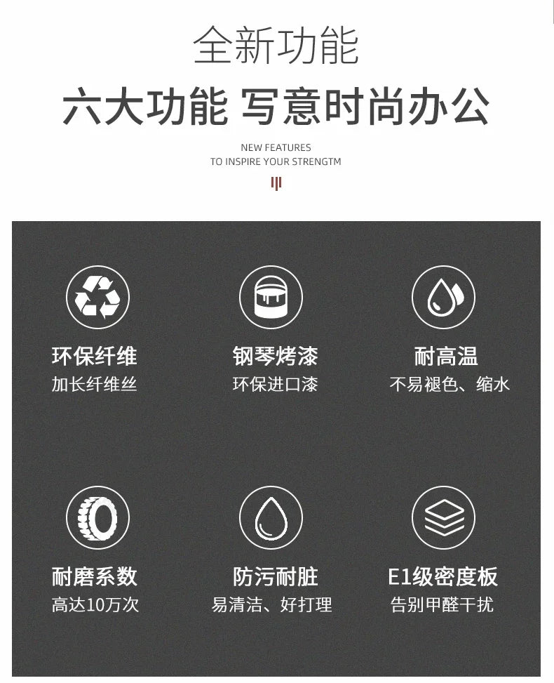 Boss, president, simple modern big desk, manager's supervisor's desk, office  and chair combination, abnormity