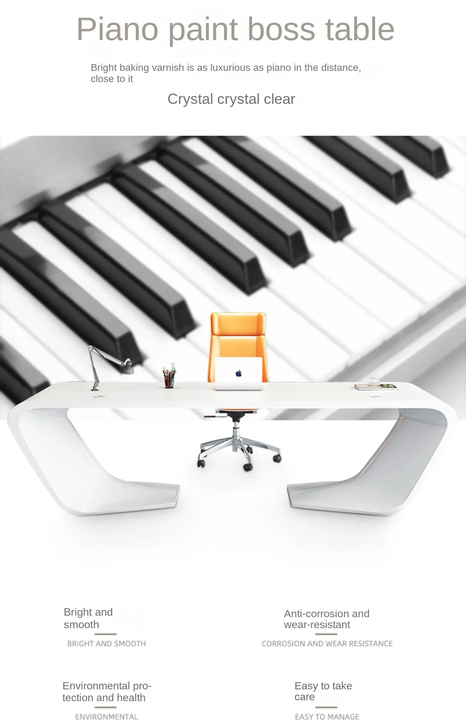 High End Manager Executive Desk L Shaped Wooden Desk Home Office Computer Table