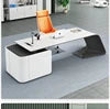 Top Manufacturers Office Furniture Manager Desk Popular Modern Wooden Table CEO Executive Office Desk l Shaped Desk
