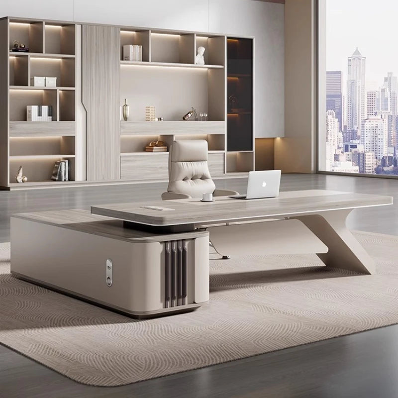Unusual Executive Office Desk Creativity Drawers European Boss Computer Desks High End Designer Escritorio Oficina Furniture