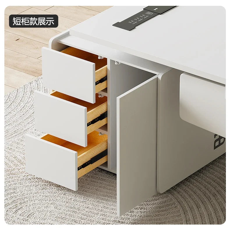 Modern High-end Office Desks Nordic Office Furniture Home Living Room Table Study Computer Desk Designer Light Luxury Boss Desk
