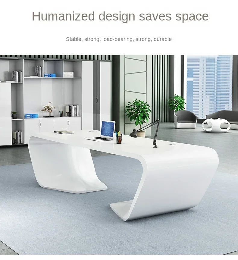 High End Manager Executive Desk L Shaped Wooden Desk Home Office Computer Table