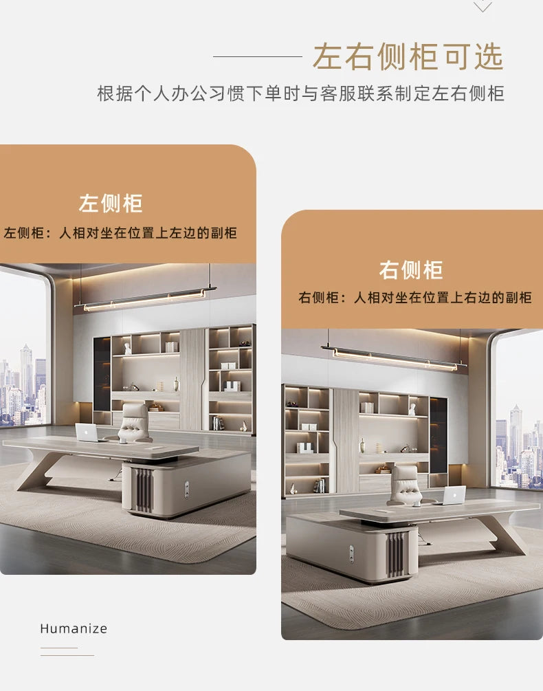 Unusual Executive Office Desk Creativity Drawers European Boss Computer Desks High End Designer Escritorio Oficina Furniture