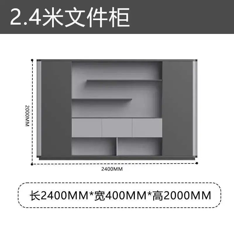 Modern Executive Office Desk - Smart Charging Hub Cable Management Luxury Desktop PC Accessories Bureau De Direction Furniture