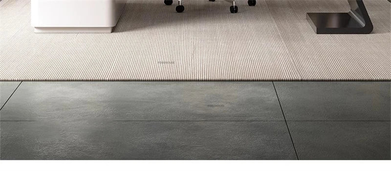 Italian Minimalist Rock Board Office Desks Home Study Table Integrated Light Luxury Office Furniture Modern Boss Computer Desk