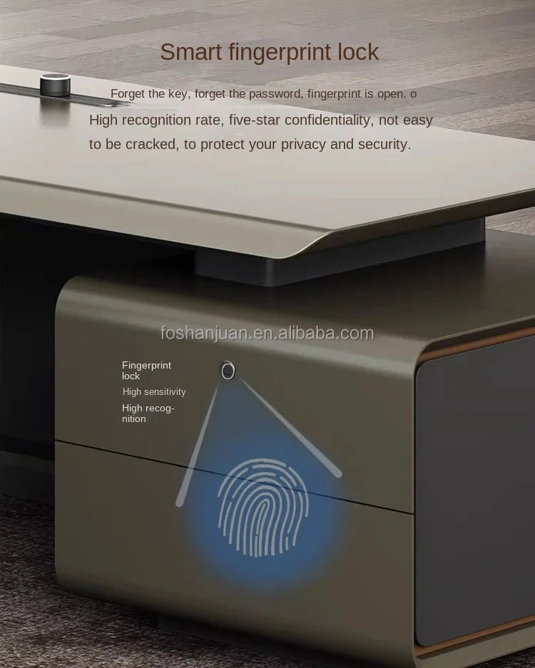 Modern Luxury Office Furniture Manager Ceo Boss Executive Office Desk Computer Table for Personal Office