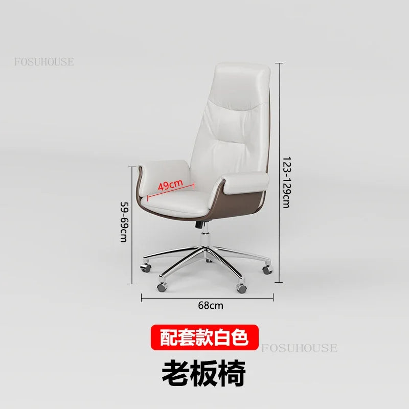 Modern High-end Office Desks Nordic Office Furniture Home Living Room Table Study Computer Desk Designer Light Luxury Boss Desk