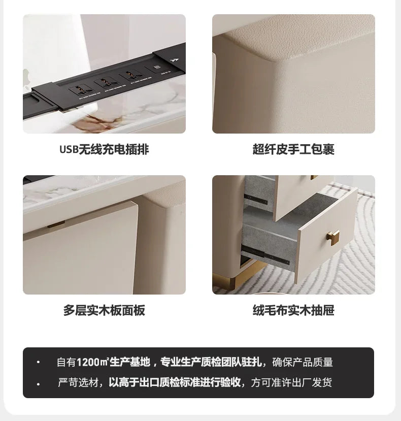 Designer Storage Office Desk Writing Asthetic Drawers Organizer Computer Desks Gaming White Mesa Para Computador Furniture