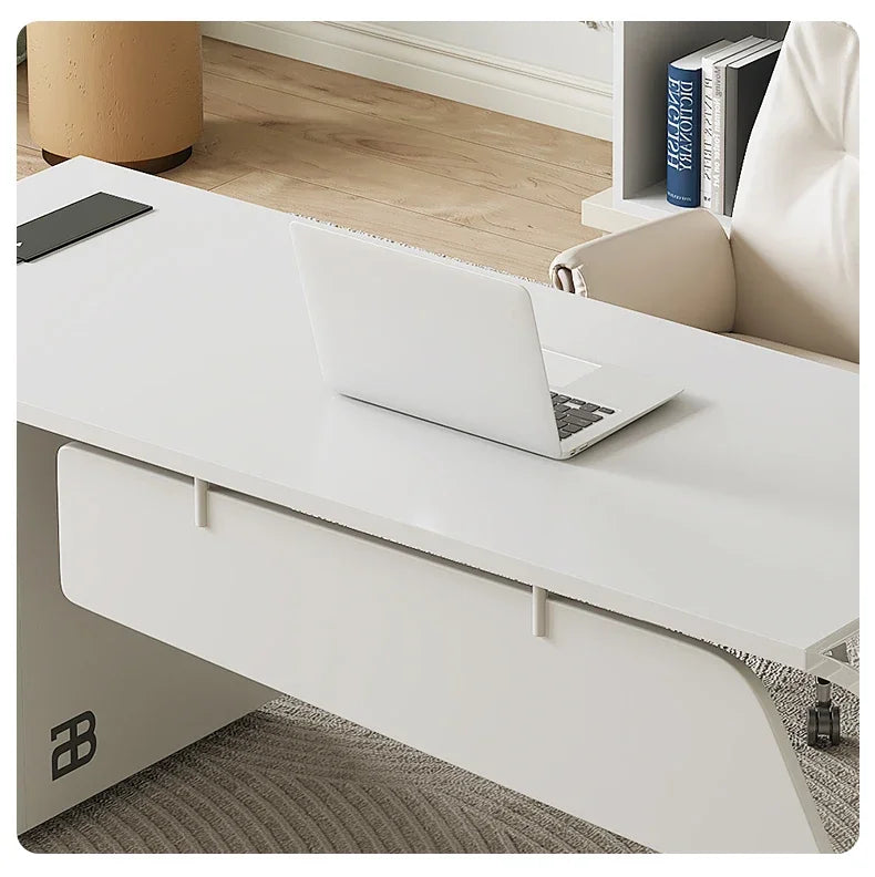 Modern High-end Office Desks Nordic Office Furniture Home Living Room Table Study Computer Desk Designer Light Luxury Boss Desk
