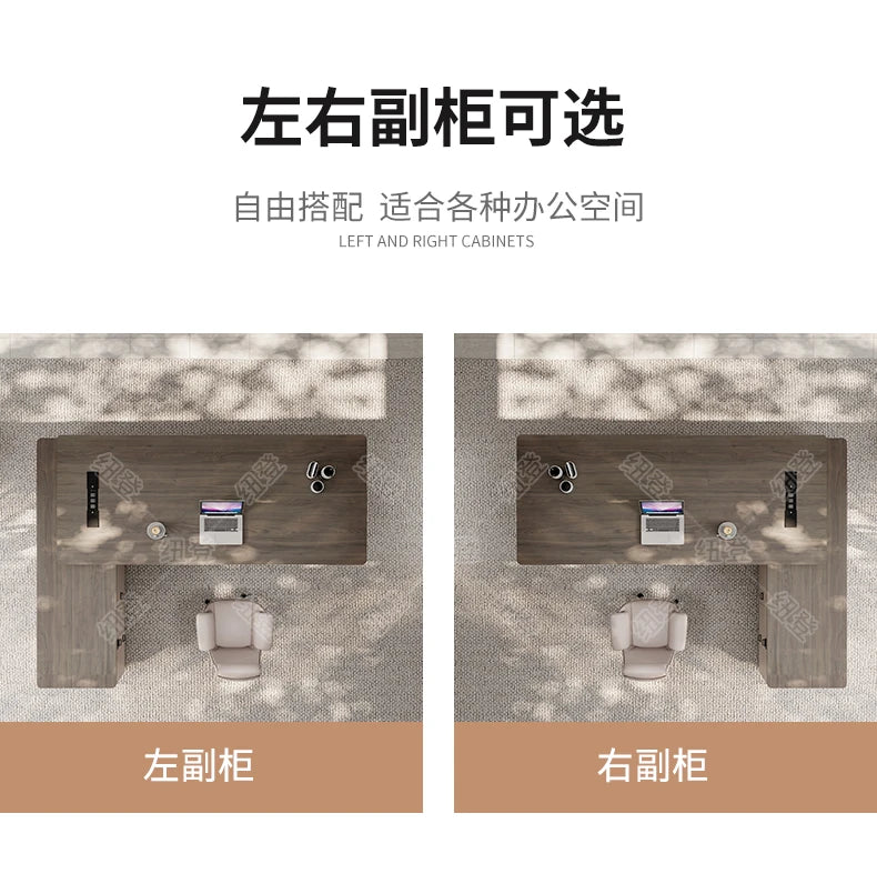 Design European Office Desk Modern Computer Standing Executive Office Desk Minimalist Organizers Scrivania Commercial Furniture