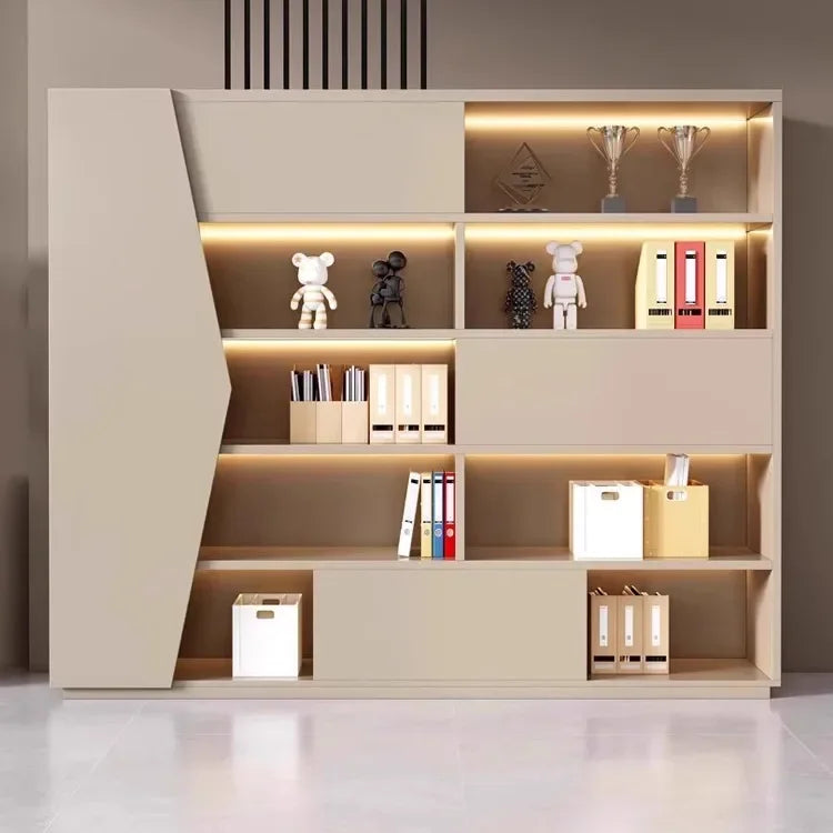 L Shaped Office Desk Sets Boss Modern Light Luxury Cabinet Chairs Computer Designerescritorios Gaming Study Table Furniture