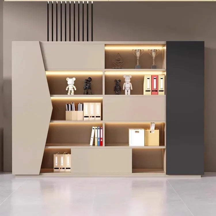 L Shaped Office Desk Sets Boss Modern Light Luxury Cabinet Chairs Computer Designerescritorios Gaming Study Table Furniture