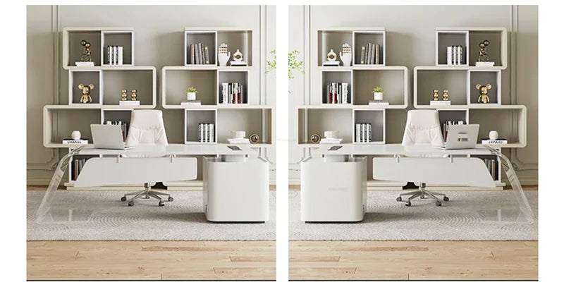 Modern High-end Office Desks Nordic Office Furniture Home Living Room Table Study Computer Desk Designer Light Luxury Boss Desk