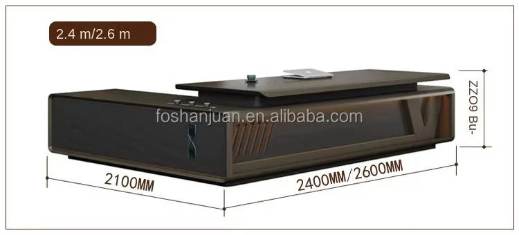Modern Luxury Office Furniture Manager Ceo Boss Executive Office Desk Computer Table for Personal Office