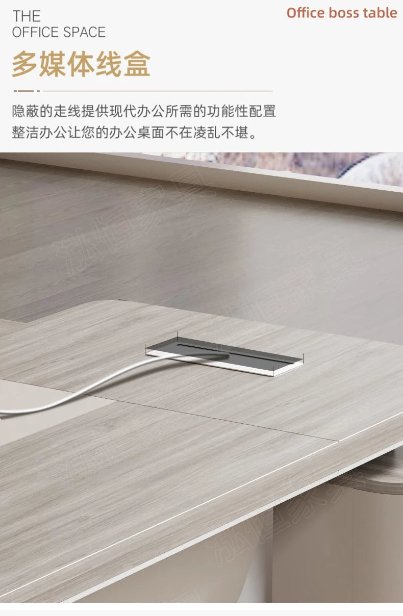 Unusual Executive Office Desk Creativity Drawers European Boss Computer Desks High End Designer Escritorio Oficina Furniture