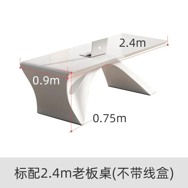 Professional Office Desk Modern Study Corner Computer Home Work Furniture