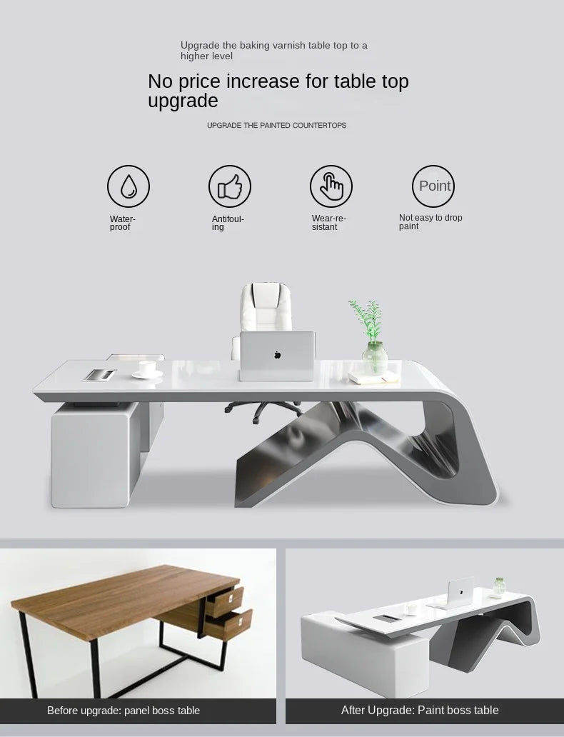 Office Table and Chair Set Traditional Office Ceo Table Design Boss Table Executive Modern Wood Case Modem Office Furniture