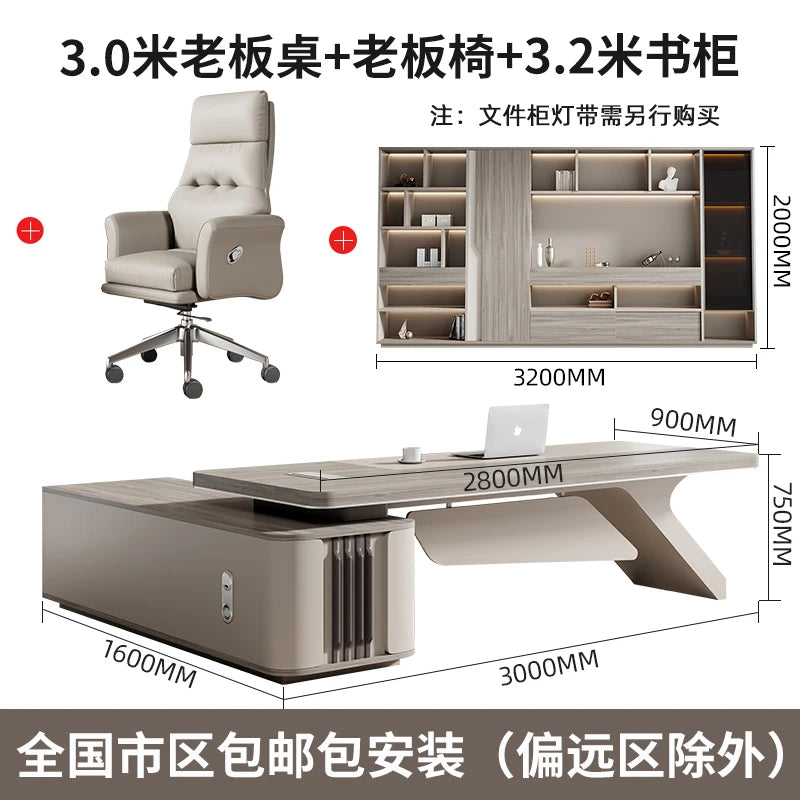 Unusual Executive Office Desk Creativity Drawers European Boss Computer Desks High End Designer Escritorio Oficina Furniture