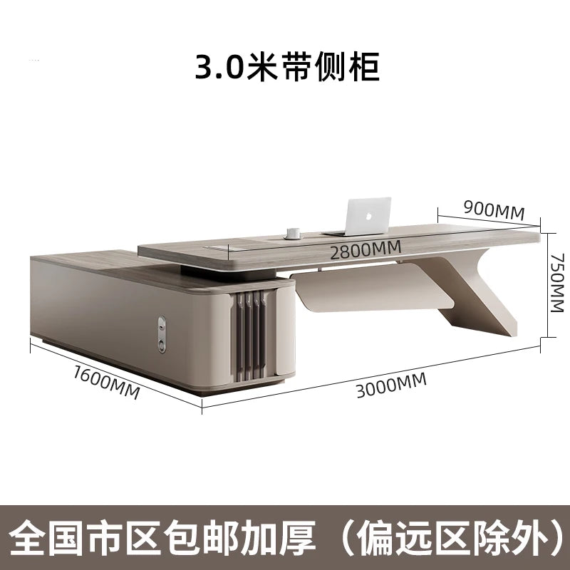 Unusual Executive Office Desk Creativity Drawers European Boss Computer Desks High End Designer Escritorio Oficina Furniture