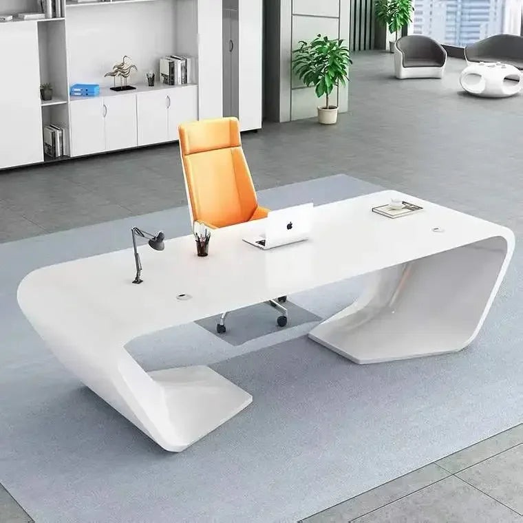 High End Manager Executive Desk L Shaped Wooden Desk Home Office Computer Table