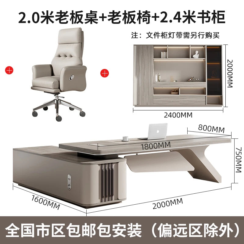 Unusual Executive Office Desk Creativity Drawers European Boss Computer Desks High End Designer Escritorio Oficina Furniture