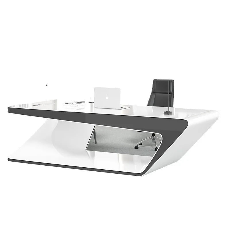 Painting technology boss desk and chair combination desk office simple modern manager desk