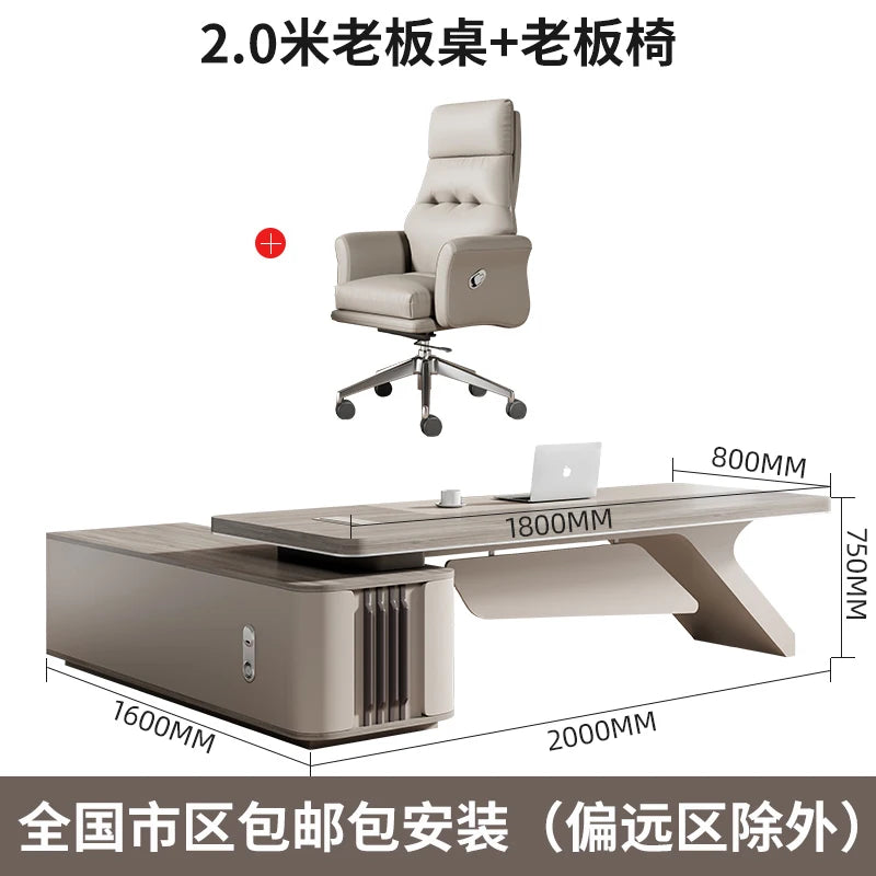 Unusual Executive Office Desk Creativity Drawers European Boss Computer Desks High End Designer Escritorio Oficina Furniture
