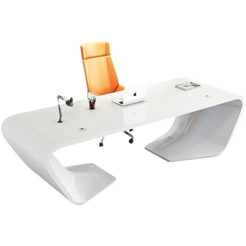 High End Manager Executive Desk L Shaped Wooden Desk Home Office Computer Table