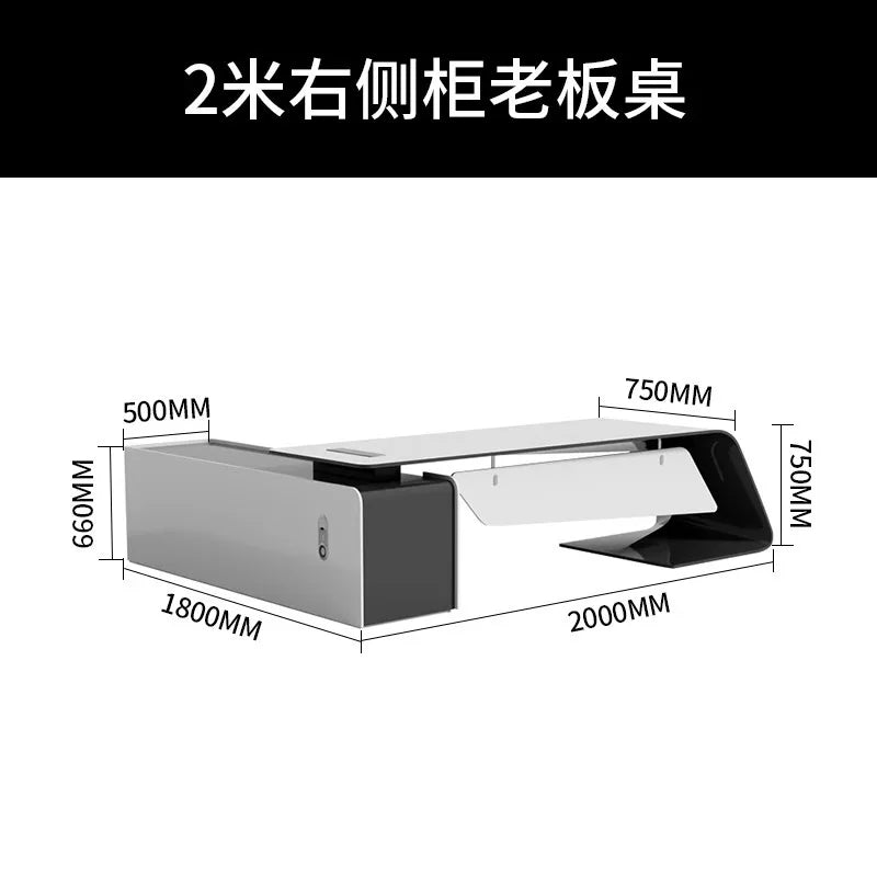 Modern Conference Office Desk Adjustable Makeup Luxury Work Office Desk Cabinets Gaming Unusual Unique Wooden Bureau Furniture