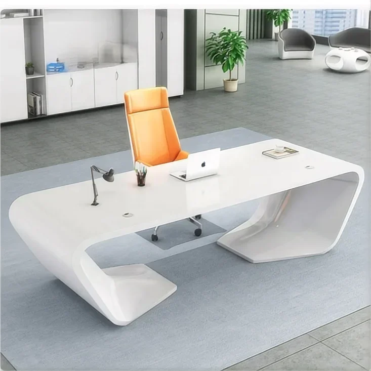 High End Manager Executive Desk L Shaped Wooden Desk Home Office Computer Table