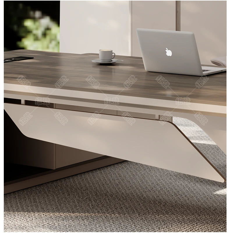 Design European Office Desk Modern Computer Standing Executive Office Desk Minimalist Organizers Scrivania Commercial Furniture