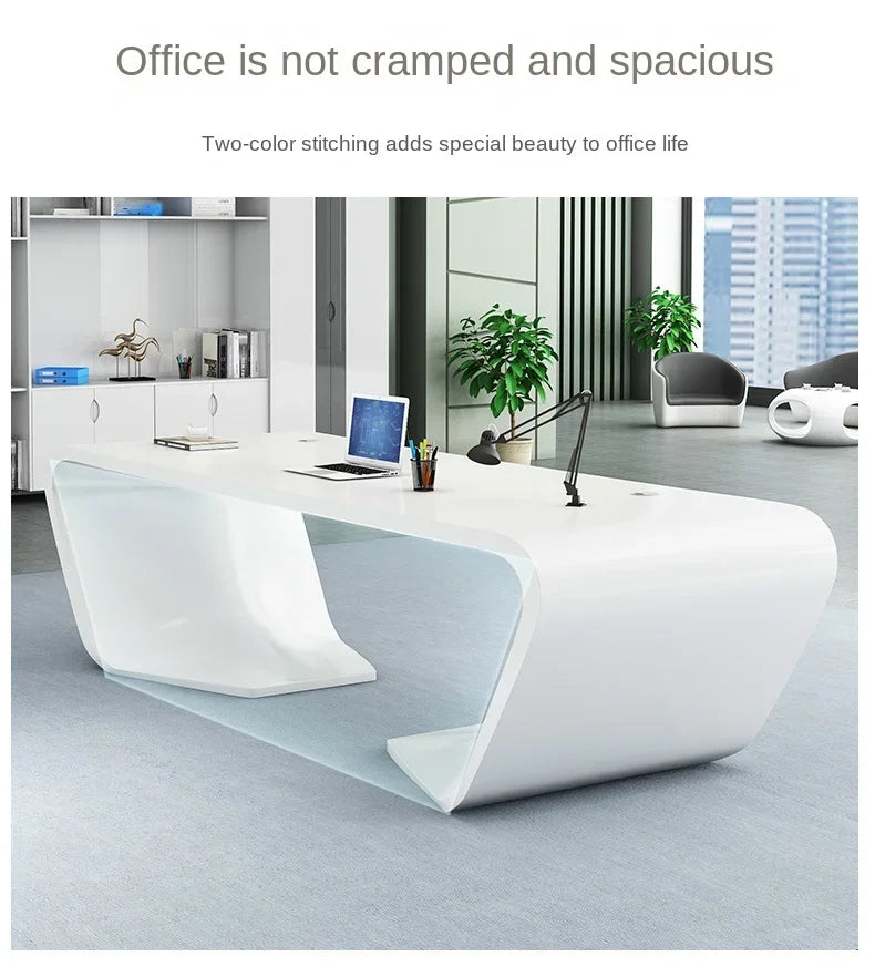 High End Manager Executive Desk L Shaped Wooden Desk Home Office Computer Table