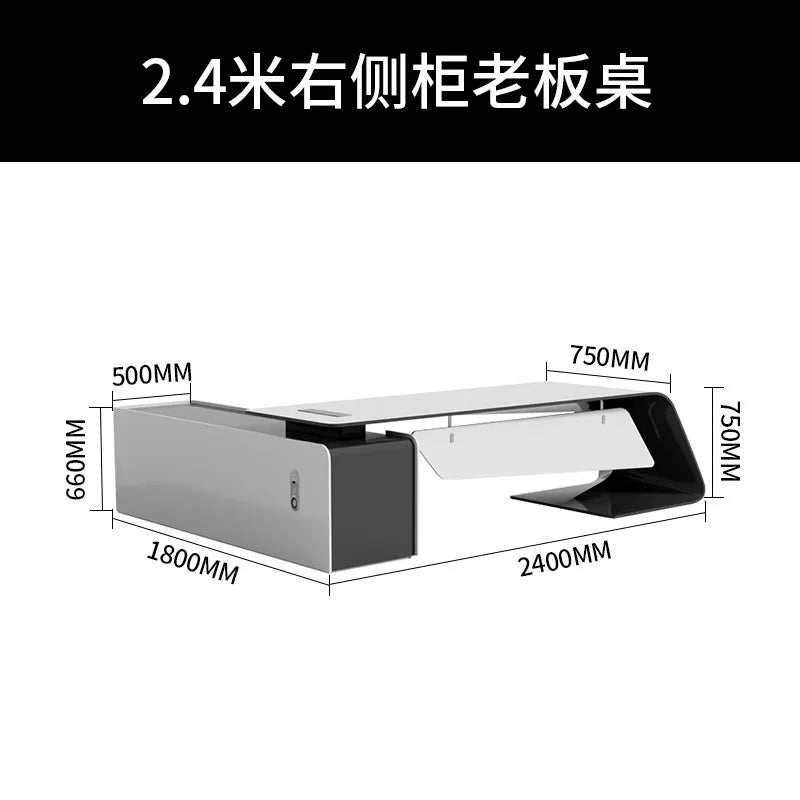 Modern Conference Office Desk Adjustable Makeup Luxury Work Office Desk Cabinets Gaming Unusual Unique Wooden Bureau Furniture